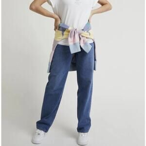 New Lee Jane Straight Leg Low Waist Jeans 32x33 Women's